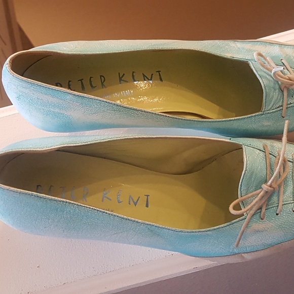 PETER KENT Italian Made Heels Pumps Shoes 9 M  39 - Picture 2 of 3